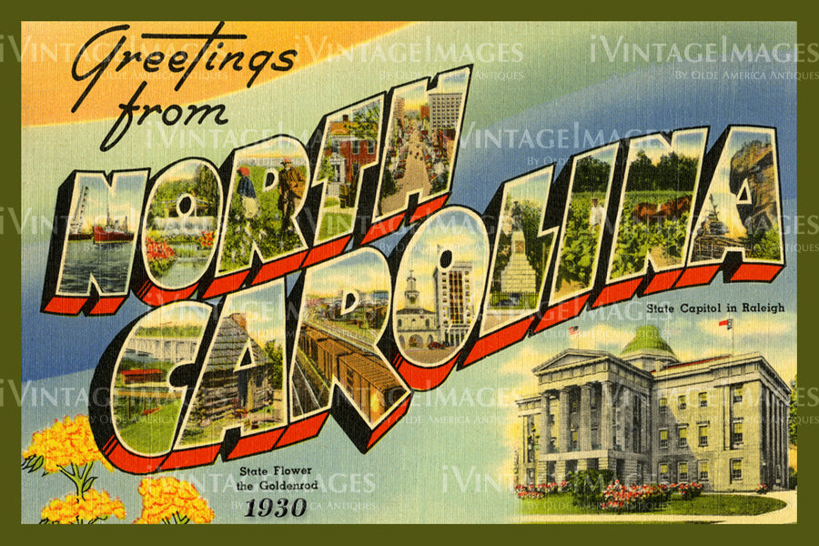 North Carolina Large Letter 1930 - 033