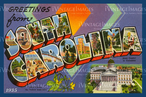 South Carolina Large Letter 1930 - 040