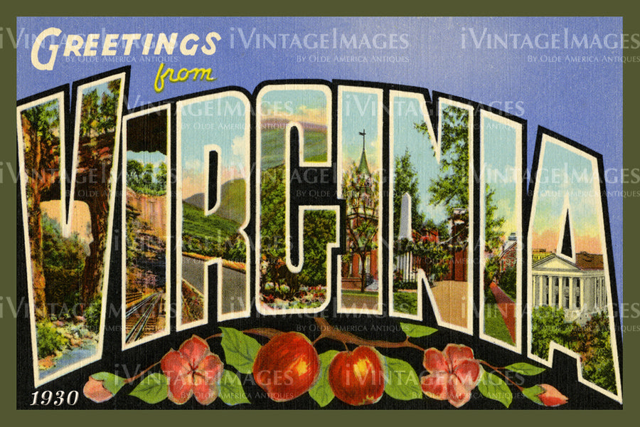 Virginia Large Letter 1930 - 046