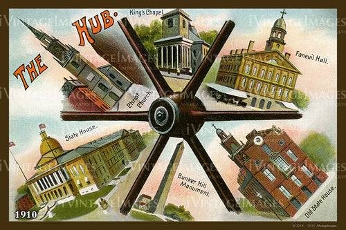 The Hub Postcard 1910 - 004
