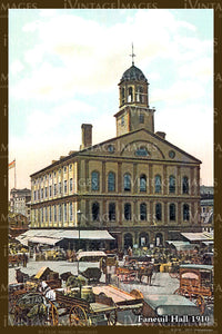 Faneuil Hall Postcard 1910 - 015