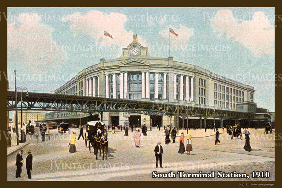 South Terminal Postcard 1910 - 019