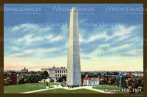 Bunker Hill Postcard 1935 - 025