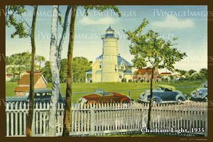 Chatham Light Postcard 1935 - 058