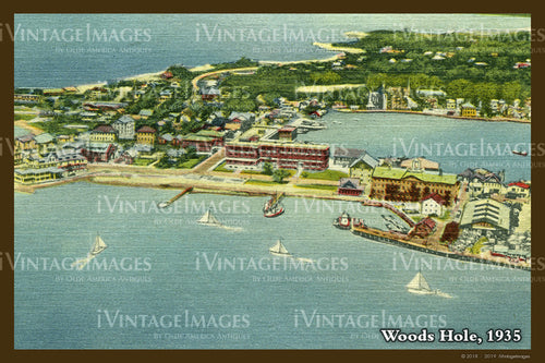 Woods Hole Postcard 1935 - 068
