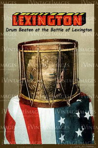 Lexington Drum Postcard 1910- 093