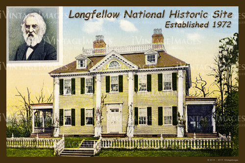 Longfellow House Postcard 1910- 095