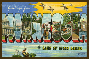 Minnesota Large Letter 1930 - 001