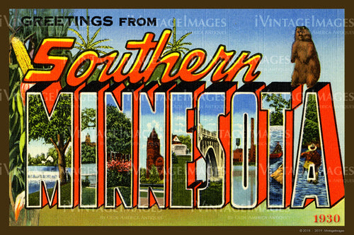 Southern Minnesota Large Letter 1930 - 008