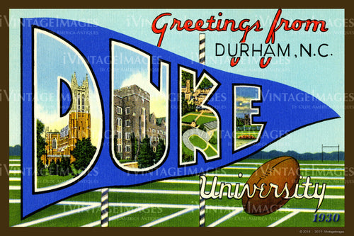 Duke University Large Letter 1930 - 009