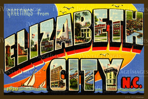Elizabeth City Large Letter 1930 - 012