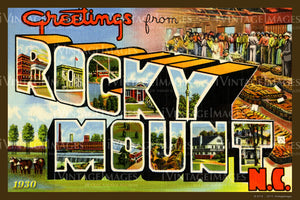 Rocky Mount Large Letter 1930 - 015