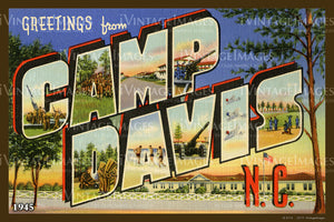 Camp Davis Large Letter 1945 - 019