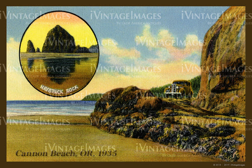 Cannon Beach Postcard 1935 - 017