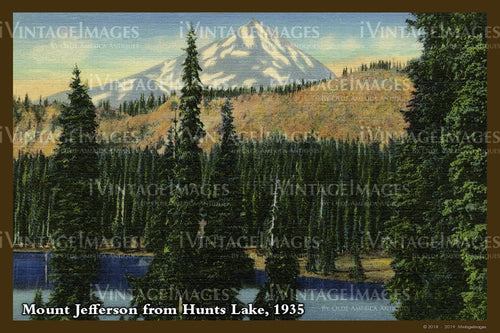 Mount Jefferson Postcard 1935 - 044