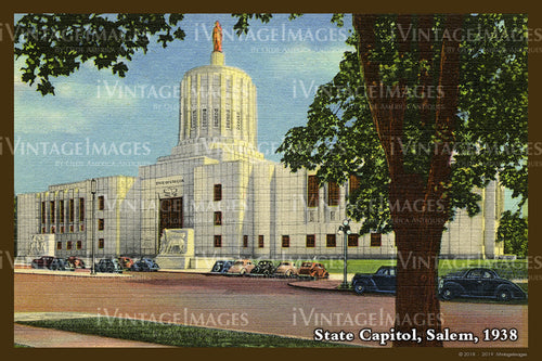 State Capitol Postcard 1938 - 054