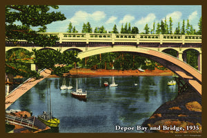 Depoe Bay Postcard 1935 - 042