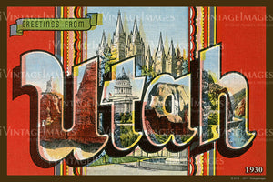 Utah Large Letter 1930 - 002