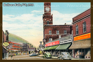 Bellow Falls Postcard 1950 - 017
