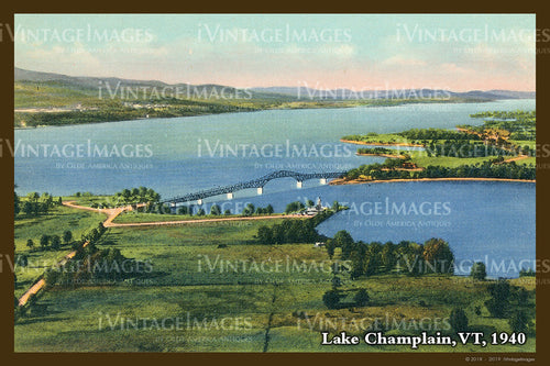 Lake Champlain Postcard 1940 - 018