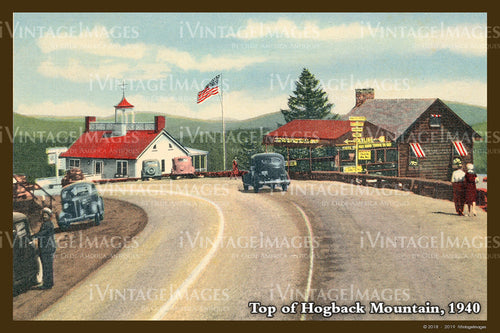 Hogback Mountain Postcard 1940 - 023