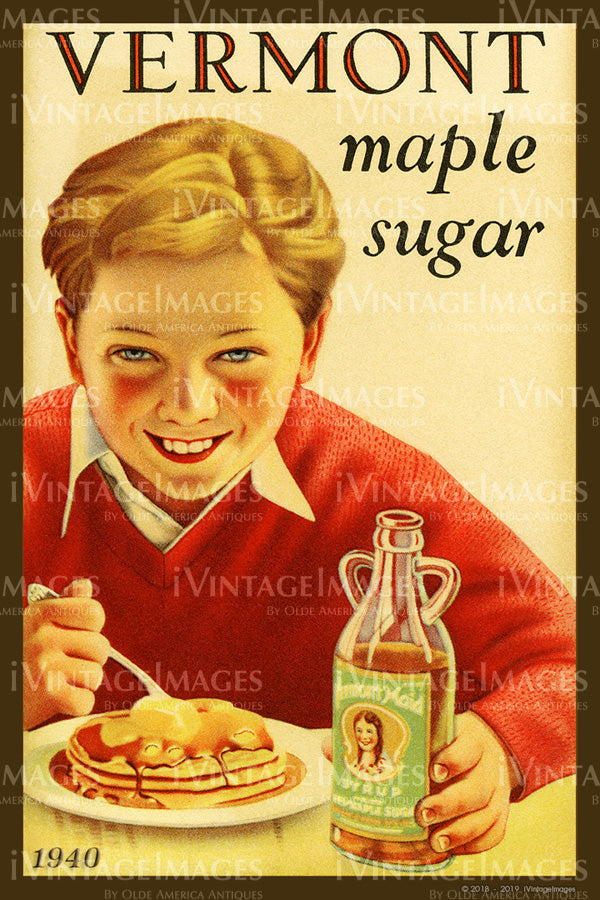 Vermont Maple Sugar Print 1940 - 029