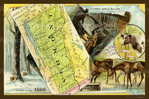 Vermont Map 1889 - 033