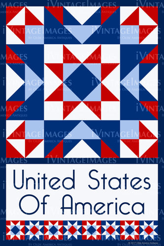 USA Quilt Block Design by Susan Davis - 0