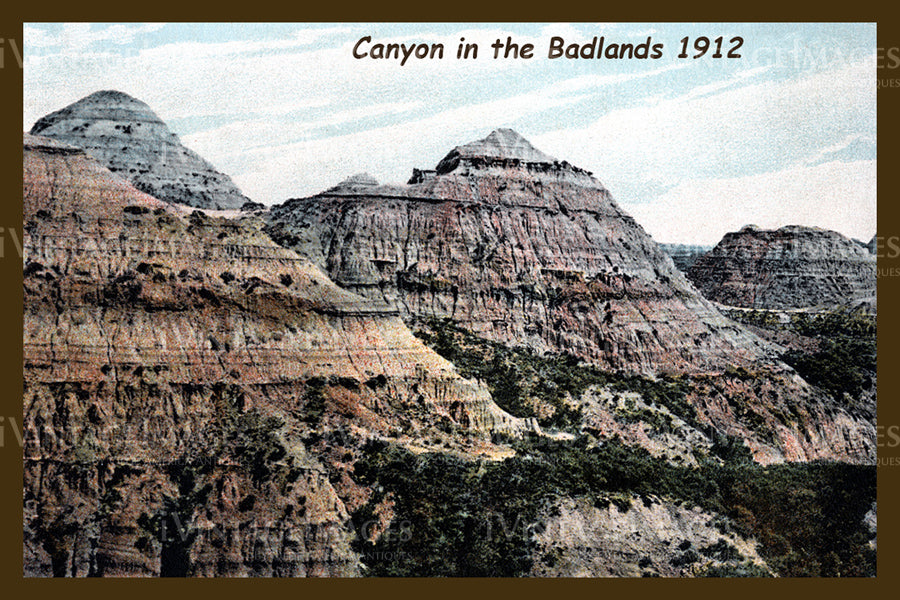 Badlands Postcard 1912 - 15