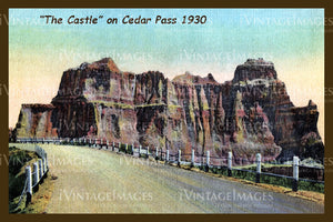 Badlands Postcard 1930 - 18