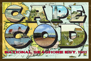 Cape Cod Postcard 1935 - 1