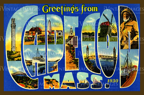 Cape Cod Postcard 1930 - 14