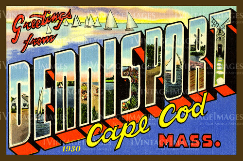 Cape Cod Postcard 1930 - 16