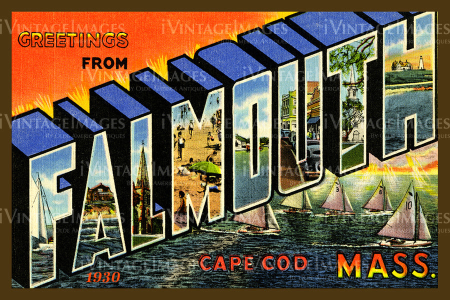 Cape Cod Postcard 1930 - 17