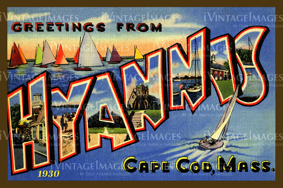 Cape Cod Postcard 1930 - 19