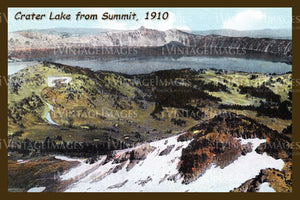 Crater Lake Postcard 1910 - 10