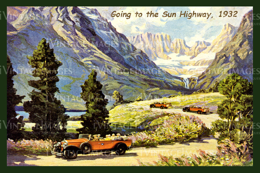 Glacier Postcard 1932 - 3