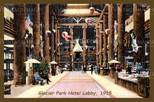 Glacier Postcard 1915 - 16