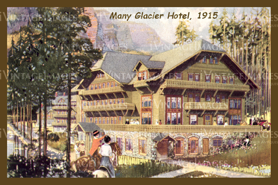 Glacier Postcard 1915 - 20