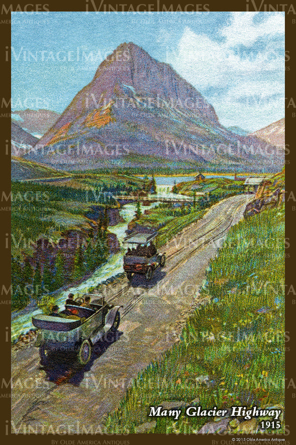 Glacier Postcard 1915 - 32