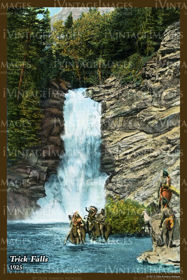 Glacier Postcard 1925 - 33