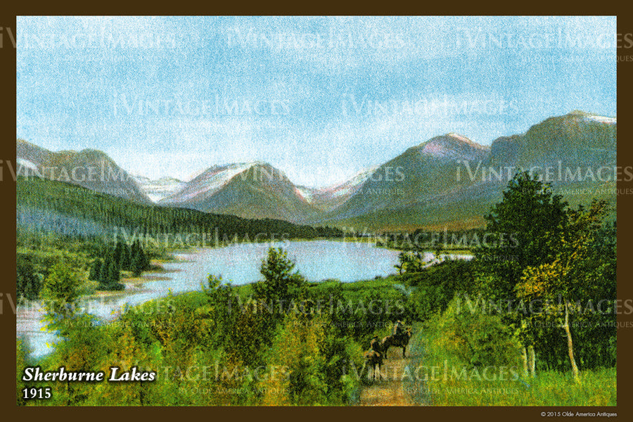 Glacier Postcard 1915 - 39