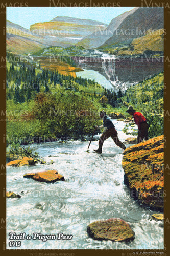 Glacier Postcard 1915 - 43