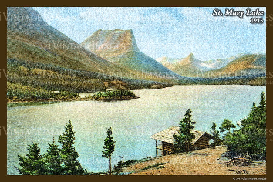 Glacier Postcard 1915 - 45