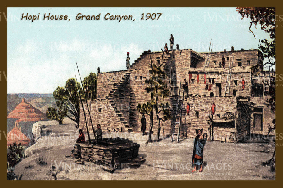 Grand Canyon Postcard 1907 - 14