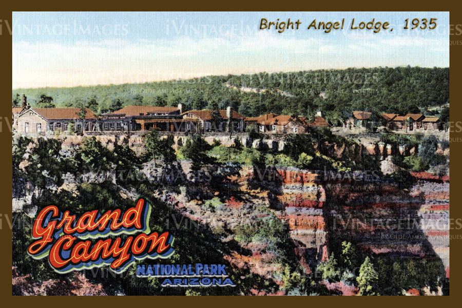 Grand Canyon Postcard 1935 - 21