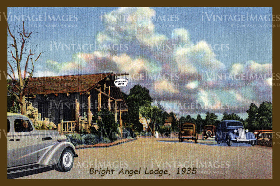 Grand Canyon Postcard 1935 - 22