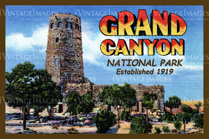 Grand Canyon Postcard 1935 - 25