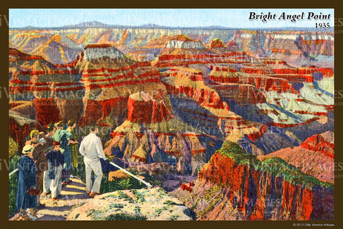 Grand Canyon Postcard 1935 - 39