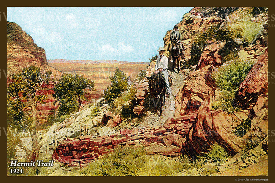 Grand Canyon Postcard 1924 - 52
